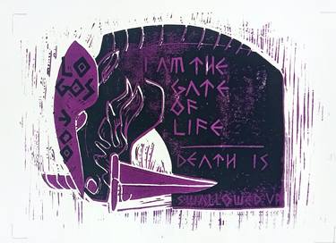 GATE OF LIFE (PURPLE) - Limited Edition of 10 Print thumb