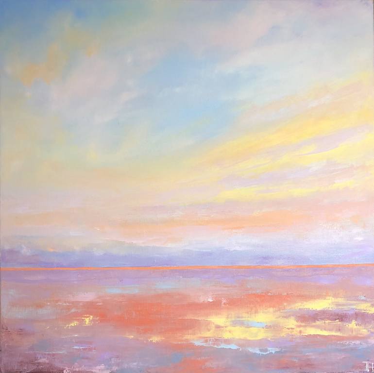 Warm sunset Painting by Toma Horchaniuk | Saatchi Art