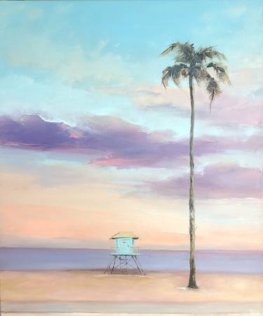 Original Modern Beach Paintings by Toma Horchaniuk