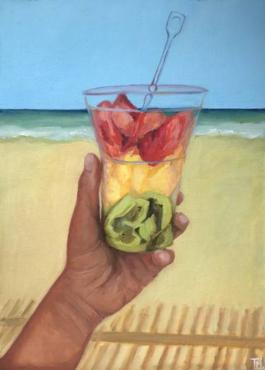 Original Beach Paintings by Toma Horchaniuk