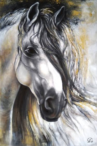 Print of Fine Art Horse Paintings by Penka Stoyanova