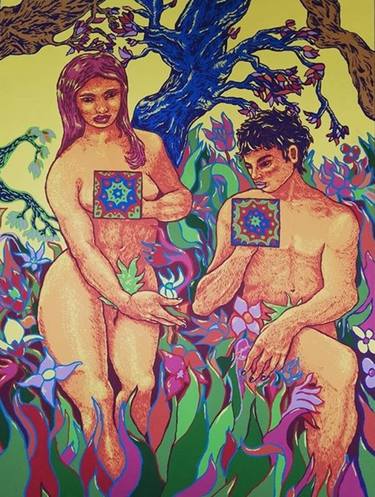 Original Illustration Nude Paintings by Kubilay Aksaya