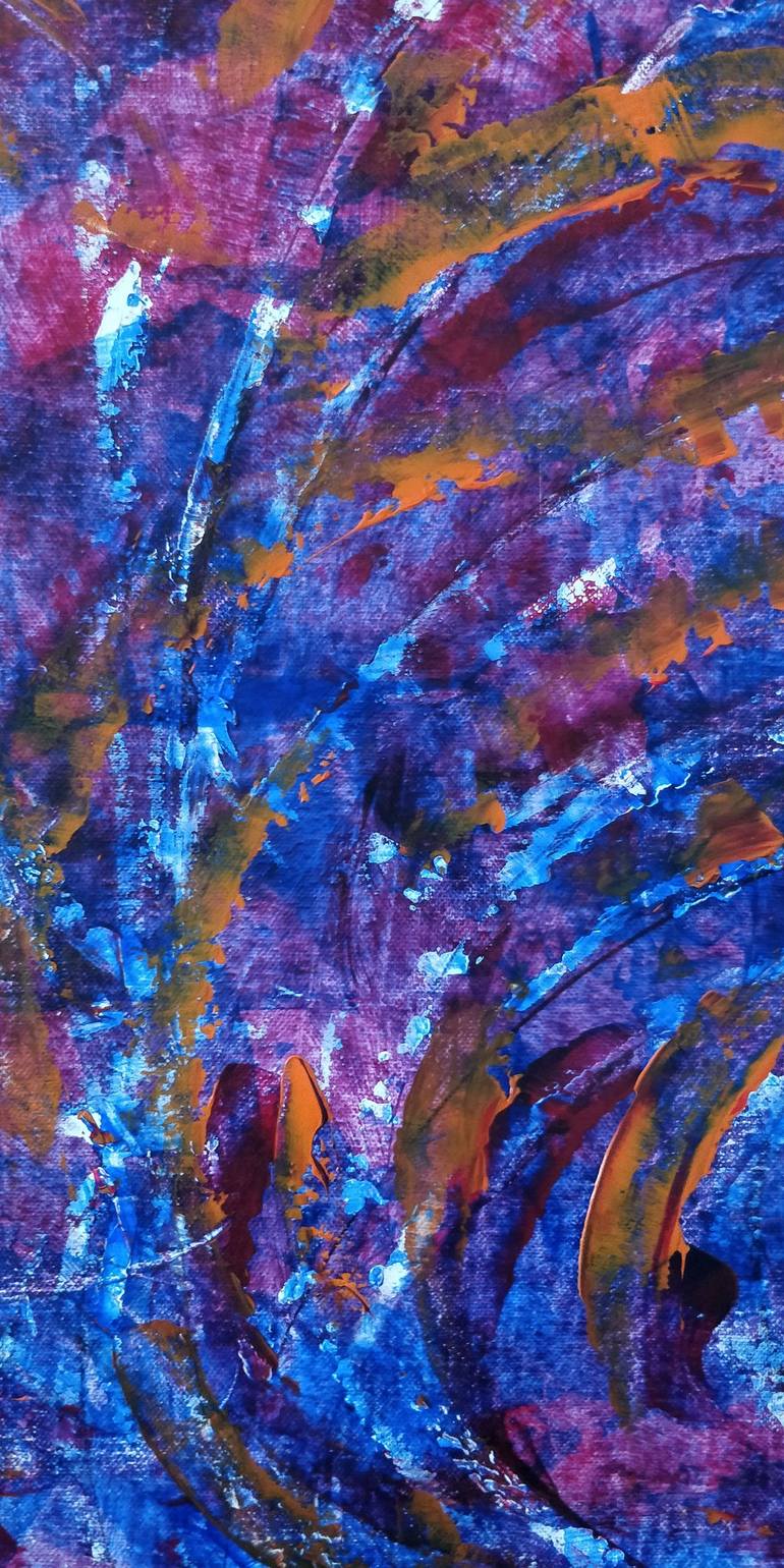 Original Abstract Painting by Angeliki Vasilatou