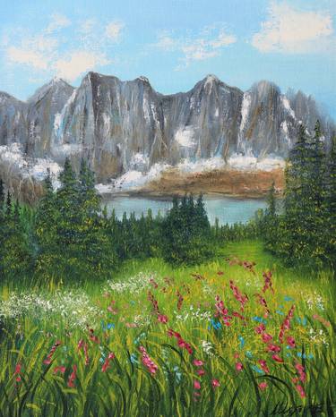 Original Landscape Paintings by Ludmilla Ukrow