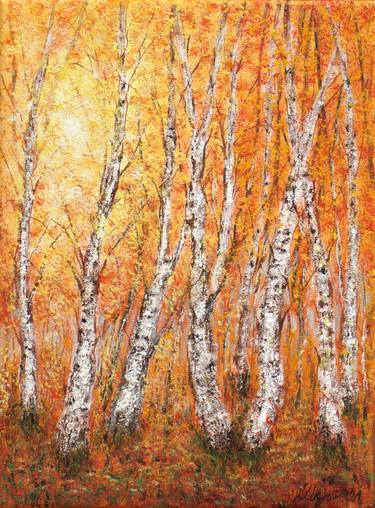 Autumn birch forest 2 thumb
