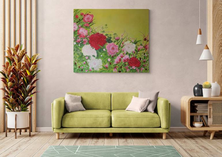 Original Fine Art Floral Painting by Ludmilla Ukrow