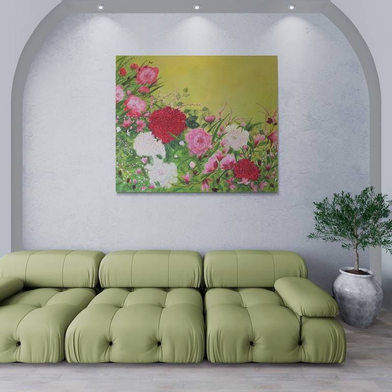 Original Fine Art Floral Painting by Ludmilla Ukrow