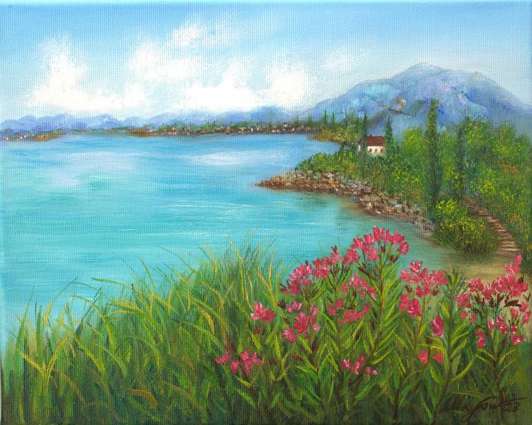 Print of Contemporary Landscape Paintings by Ludmilla Ukrow