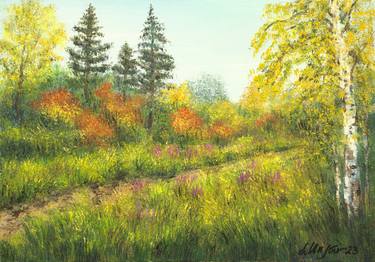 Original Impressionism Landscape Paintings by Ludmilla Ukrow
