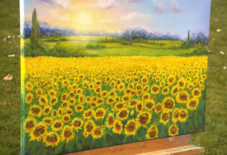 Original Impressionism Landscape Painting by Ludmilla Ukrow