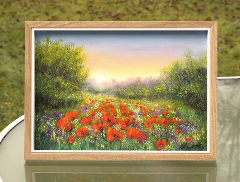 Original Landscape Painting by Ludmilla Ukrow