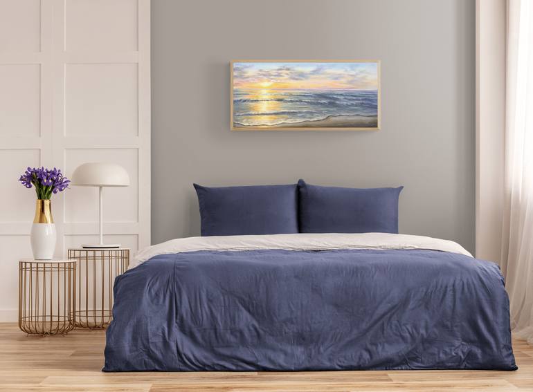 Original Contemporary Seascape Painting by Ludmilla Ukrow