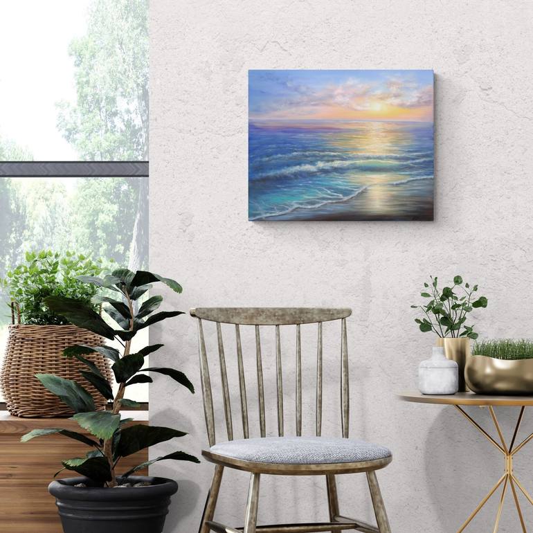 Original Contemporary Seascape Painting by Ludmilla Ukrow