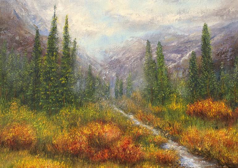 Original Contemporary Nature Painting by Ludmilla Ukrow