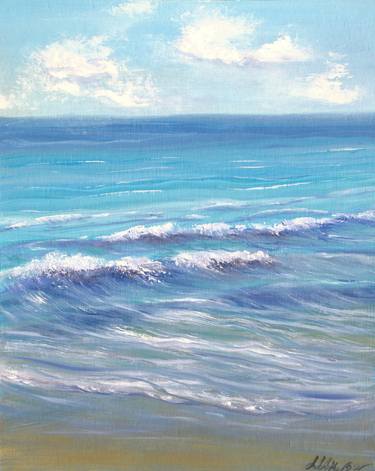 Original Expressionism Seascape Paintings by Ludmilla Ukrow