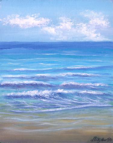 Original Expressionism Seascape Paintings by Ludmilla Ukrow