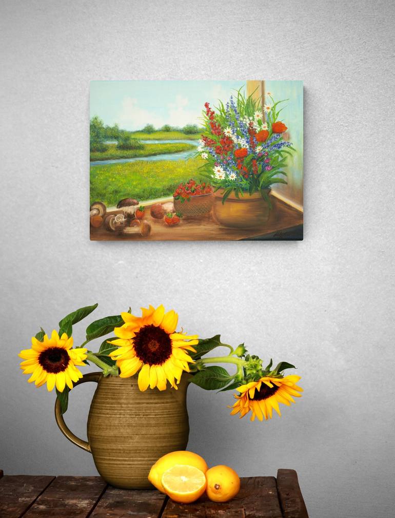 Original Contemporary Landscape Painting by Ludmilla Ukrow