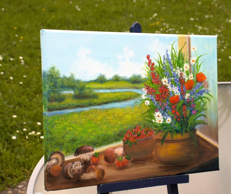 Original Contemporary Landscape Painting by Ludmilla Ukrow