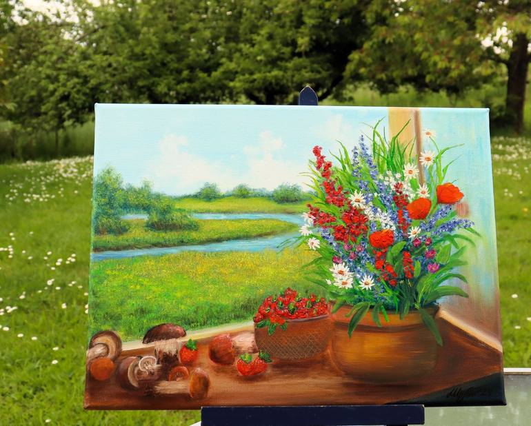 Original Contemporary Landscape Painting by Ludmilla Ukrow