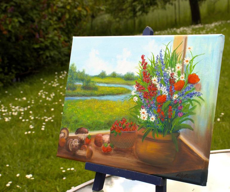 Original Contemporary Landscape Painting by Ludmilla Ukrow