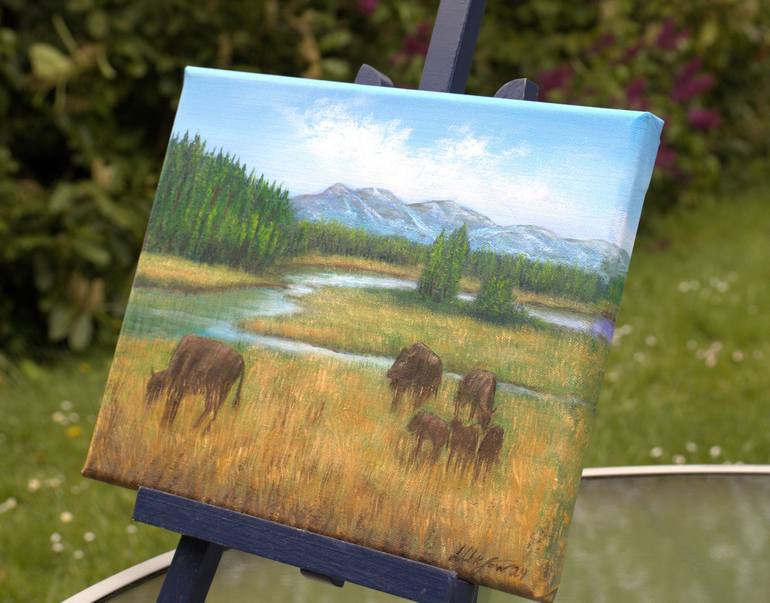 Original Contemporary Landscape Painting by Ludmilla Ukrow