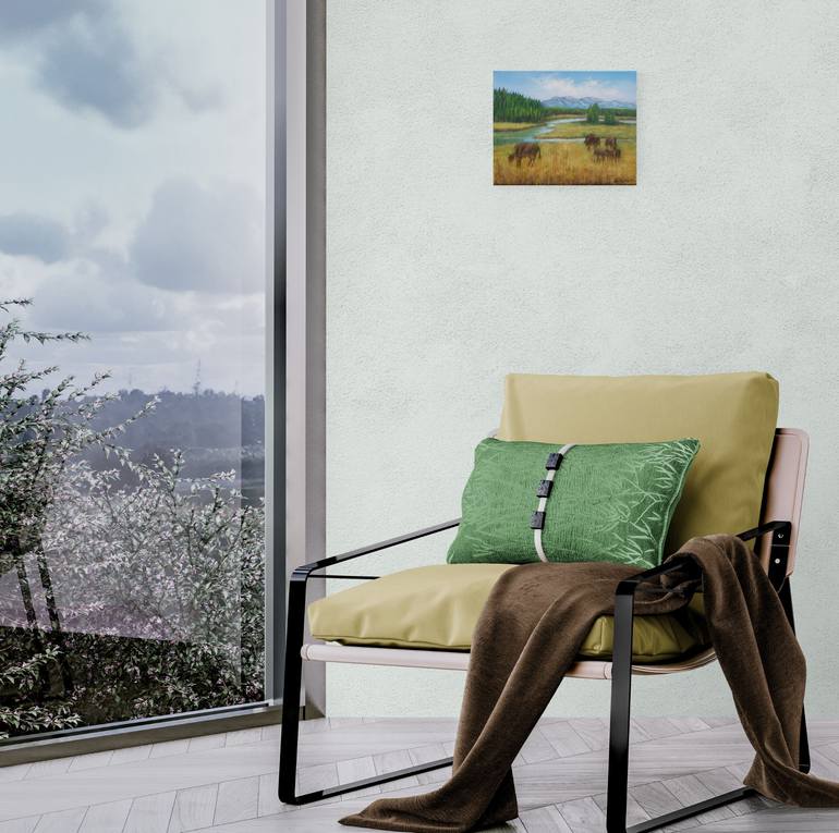 Original Contemporary Landscape Painting by Ludmilla Ukrow