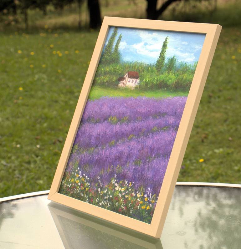 Original Impressionism Landscape Painting by Ludmilla Ukrow