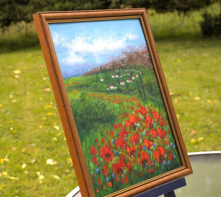 Original Impressionism Landscape Painting by Ludmilla Ukrow