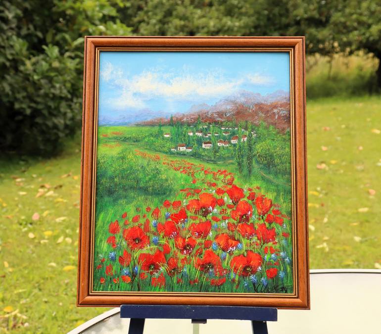 Original Impressionism Landscape Painting by Ludmilla Ukrow