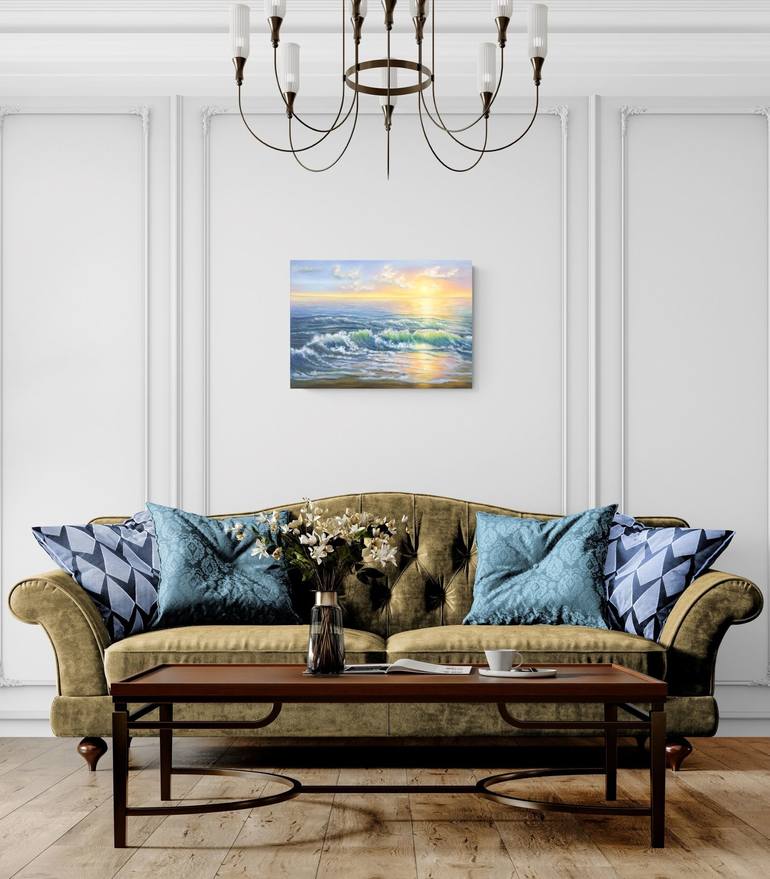 Original Contemporary Seascape Painting by Ludmilla Ukrow