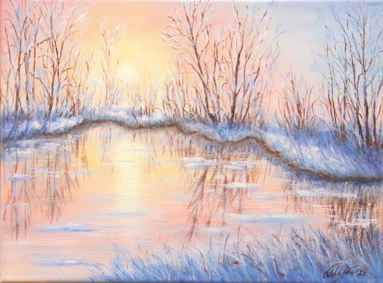 Print of Contemporary Landscape Paintings by Ludmilla Ukrow