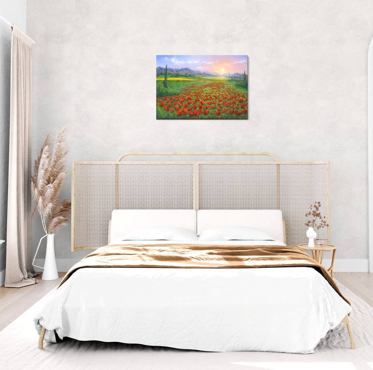 Original Impressionism Landscape Painting by Ludmilla Ukrow