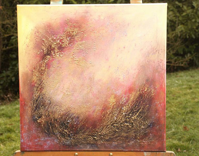 Original Abstract Expressionism Abstract Painting by Ludmilla Ukrow