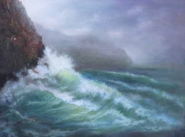 Print of Fine Art Seascape Paintings by Ludmilla Ukrow