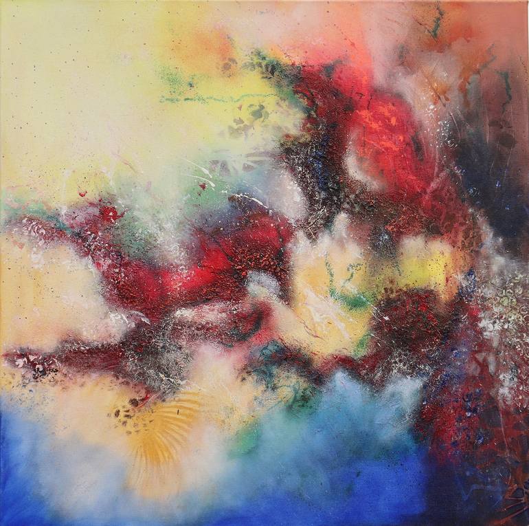 Abstract Spectrum Painting by Ludmilla Ukrow | Saatchi Art