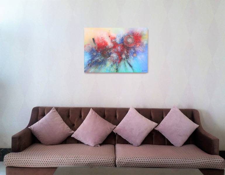 Original Abstract Painting by Ludmilla Ukrow