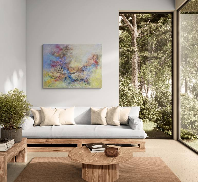 Original Abstract Expressionism Abstract Painting by Ludmilla Ukrow