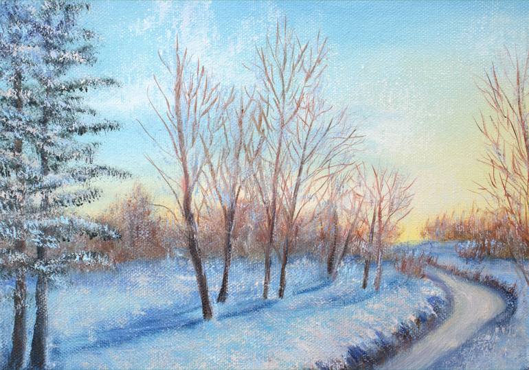 Original Impressionism Landscape Painting by Ludmilla Ukrow