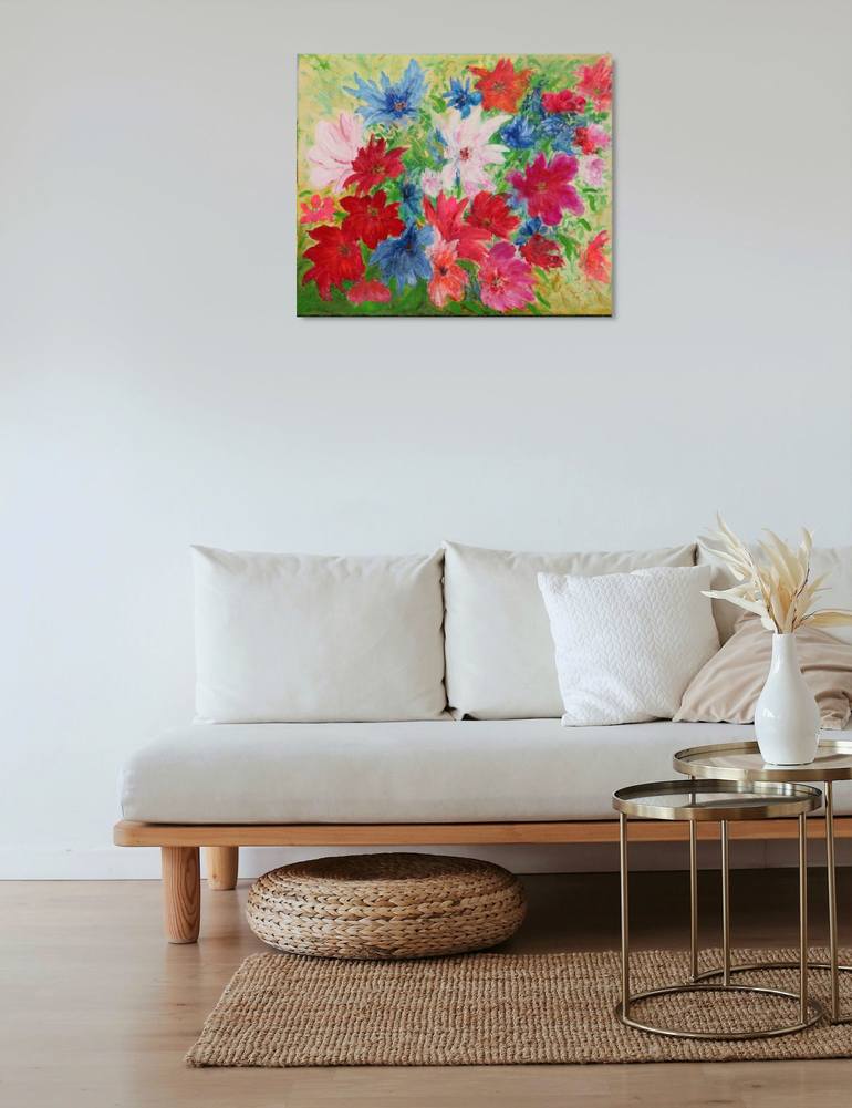 Original Fine Art Floral Painting by Ludmilla Ukrow