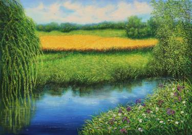 Original Fine Art Landscape Paintings by Ludmilla Ukrow