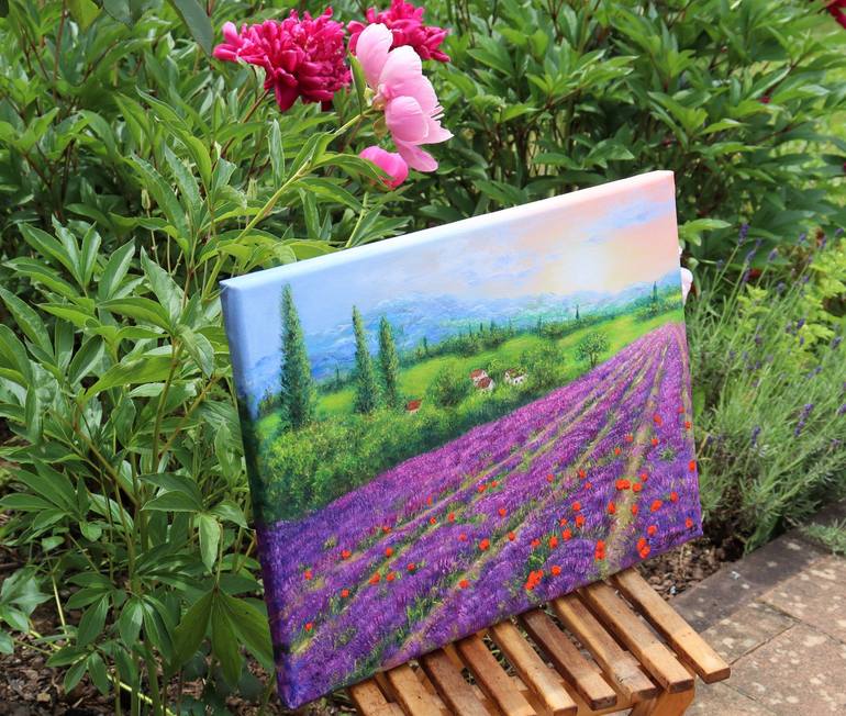 Original Impressionism Landscape Painting by Ludmilla Ukrow