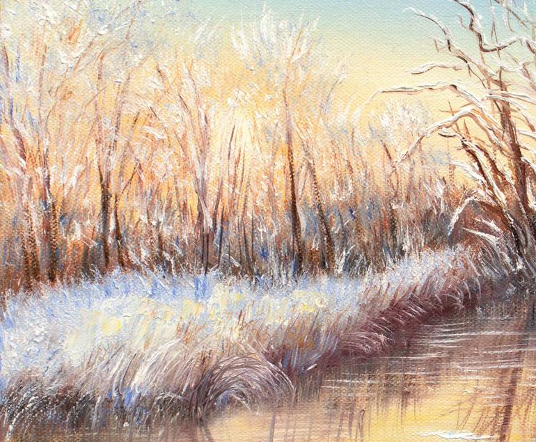 Original Impressionism Landscape Painting by Ludmilla Ukrow