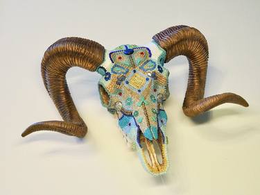 Original Abstract Animal Sculpture by Laurence Treceño