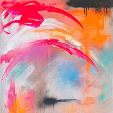 Original Abstract Expressionism Abstract Painting by Kate Mayer