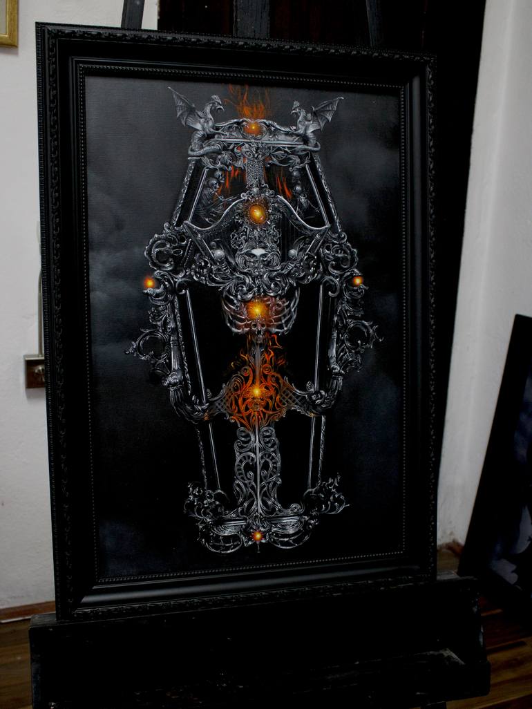 Original Surrealism Other Painting by Milan Stepovic