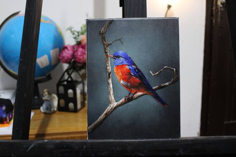 Original Documentary Animal Painting by Milan Stepovic