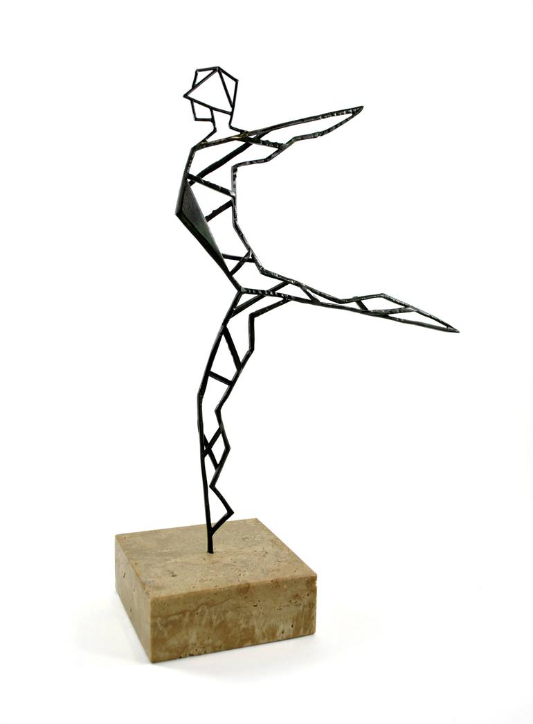 Original Figurative Performing Arts Sculpture by Stavros Konidaris