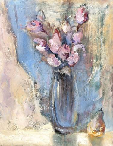 Original Abstract Expressionism Botanic Painting by Irina Limanova