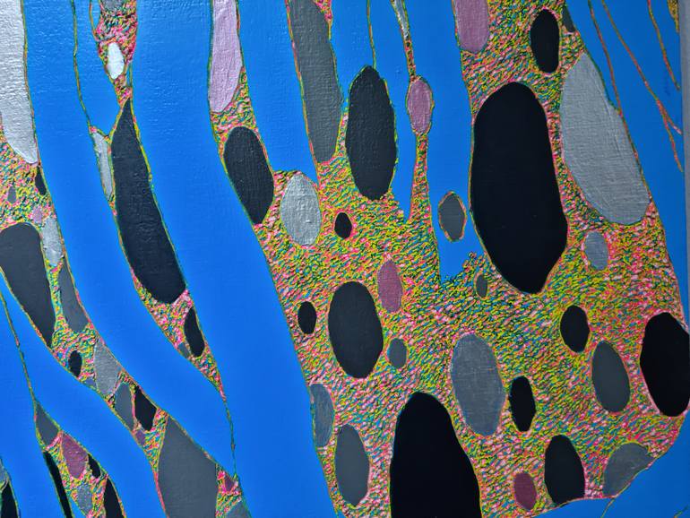 Original Abstract Body Painting by Jisup Kim