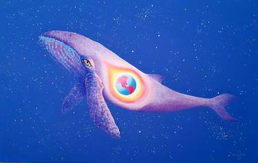 Original Surrealism Animal Painting by Josef Prajapati